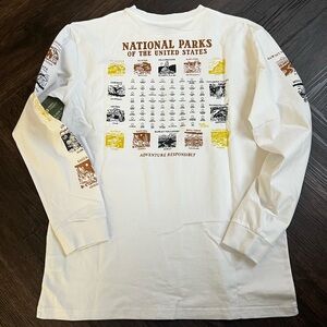 NWT National Parks Checklist Long Sleeve Parks Project size medium